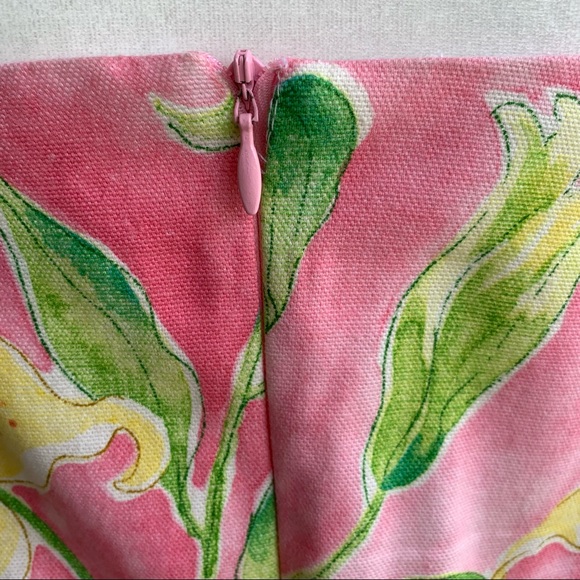 •Molly B.• Preppy Floral Strapless Dress - Size 8 - Picture 7 of 9